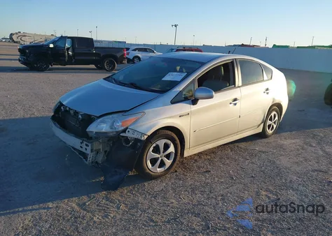 2013 Toyota Prius Four z USA, uszkodzony, nr VIN JTDKN3DU7D5674633